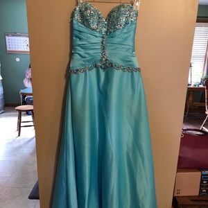 Blue/Teal Prom Dress